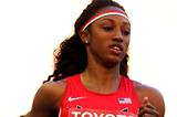 Brianna Rollins in the womens 100m Hurdles at the IAAF World Championships Moscow 2013 (Getty Images)