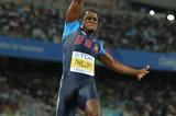 Dwight Phillips of the United States going for gold medal during the men's long jump final  (Getty Images)
