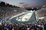 Panathinaiko Stadium at the end of the Marathon (Getty Images)