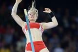 Silke Spiegelburg in the Pole Vault at the 2013 IAAF Diamond League meeting in Zurich (Jiro Mochizuki)