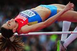Anna Chicherova of Russia competes during the Women's High Jump Final  of the London 2012 Olympic Games at Olympic Stadium on August 11, 2012 (Getty Images)