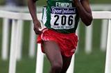 Bekele running at the 2002 World Cross Country Championships (Getty Images)