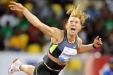 Mariya Abakumova wins the Javelin at the Samsung Diamond League in Doha (Jiro Mochizuki)