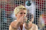 Poland's Anita Wlodarczyk on the way to victory in the Hammer (Getty Images)