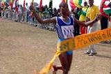 Gelete Burika wins the senior women's 4km at Ethiopian World XC trials on Jan Meda race course (Nahom Tesfaye)