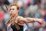 Russian javelin thrower Maria Abakumova in action (Getty Images)