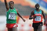 Marese Kahsay of Ethiopia wins the 2000m steeplechase at the 2013 World Youth Championships (Getty Images)