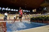Saif Saaeed Shaheen of Qatar wins the 3000m Steeplechase at the World Athletics Final (Getty Images)