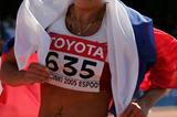 Olimpiada Ivanova walks towards a new World record in the women's 20km race walk (Getty Images)