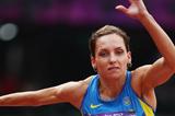 Olha Saladuha of Ukraine competes in the Women's Triple Jump qualification on Day 7 of the London 2012 Olympic Games at Olympic Stadium on August 3, 2012 (Getty Images)