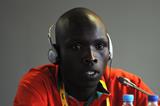 Robert Biwott at the pre-event press conference for the 2013 IAAF World Youth Championships in Donetsk (Getty Images)