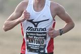 Antonio Vega en route to his 1:01:54 win at the Houston Half Marathon (Victah Sailer)