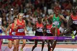 Abel Kiprop Mutai of Kenya leads the pack during the Men's 3000m Steeplechase Final on Day 9 of the London 2012 Olympic Games at the Olympic Stadium on August 5, 2012 (Getty Images)