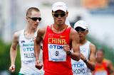 Chinese race walker Si Tianfeng in action at the 2011 World Championships (Getty Images)