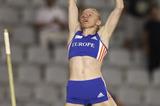 Svetlana Feofanova clears a 4.70m competitions record at the IAAF / VTB Bank Continental Cup in Split (Getty Images)