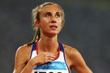 Lisa Dobriskey makes easy work of her automatic qualification in the heats of the 1500m (Getty Images)