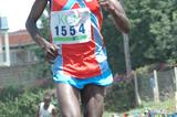 Soldier William Chebon on the way to winning the senior men’s 12-kilometre race at the third Athletics Kenya cross country champions meeting in Meru, eastern Kenya (Elias Makori)