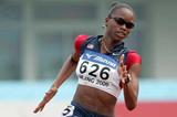 Gabby Mayo of USA in the first round of the women's 200m (Getty Images)