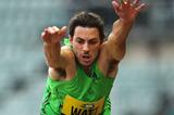 Mitchell Watt wins the long jump in Sydney
