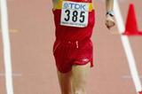 Francisco Fernandez of Spain celebrates winning the silver medal in the men's 20km walk (Getty Images)