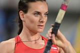 Yelena Isinbayeva in action in the Pole Vault at the Shanghai Diamond League (Jiro Mochizuki)