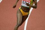 Juliet Campbell (JAM) in action in the women's 200m (Getty Images)