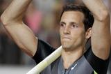 Renaud Lavillenie, winner of the Pole Vault at the 2012 Lausanne Diamond League (Gladys Chai)