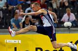 European leader David Greene of Great Britain & Northern Ireland takes some impressive scalps as he wins his heat of the men's 400m hurdles