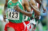Kenenisa Bekele of Ethiopia leads the men's 10,000m final (Getty Images)
