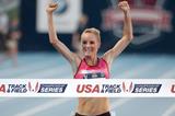 Shalane Flanagan celebrates her 10,000m win at the 2013 US Championships (Kirby Lee)