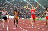 Marcin Jedrusinski takes the 200m silver medal at the 2000 World Junior championships (Getty Images)