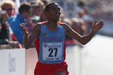 Zersenay Tadese of Eritrea celebrates victory in Udine (Getty Images)