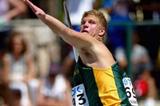 Raldu Potgieter of South Africa during men's the Javelin qualification (Getty Images)