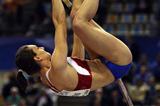 Yelena Isinbayeva competes at the IAAF World Indoor Championships in Valencia (Getty Images)