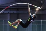 Renaud Lavillenie in action in Metz, France, on 24 February 2013 (Jean-Pierre Durand)